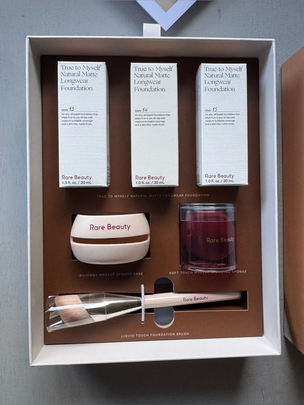 NWT Rare Beauty True to Myself Matte Longwear Foundation Box Bundle